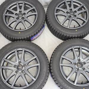 新品 15インチ Z05-DG 5穴100 スタッドレス付4本SET 185/60R15 グッドイヤー ICENAVI8 シエンタ 170系 (W2193-3)