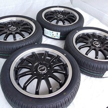 新品 15インチ 5.0J タイヤ付4本SET 165/50R15 NBOX タント スペーシア ルークス ワゴンR ムーヴ アルト デイズ (W2311-1NE)_画像2