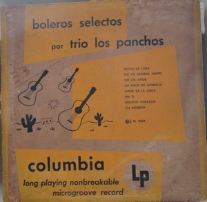 ☆試聴可 / CUBA / キューバ / 10 インチ盤 / TRIO LOS PANCHOS / トリオ　オス　パンチョス / COLUMBIA 9504 / 中南米音楽