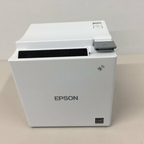 美品オートカット僅か56回EPSON コンパクト レシートプリンター TM-m10 621(M332B )有線LAN USB対応 純正アダプター付属の画像3