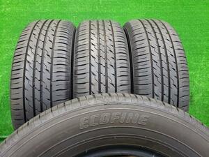 イエローハット 夏タイヤ 4本セット ECOFINE 205/65R15 2022年 8分山