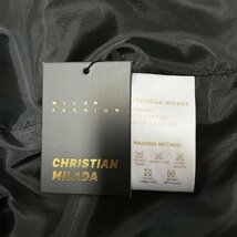 定価6万★christian milada・ミラノ発・ジャケット★上質 個性 防風 お洒落 総柄 スタイリッシュ アウター お出掛け 秋冬 M/46サイズ_画像9