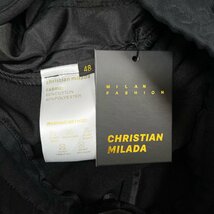 定価4万★christian milada・ミラノ発・スウェットパンツ★上質綿混 防寒 ソフト 快適 裏毛 無地 お洒落 ズボン 通勤 定番 秋 2XL/52サイズ_画像7