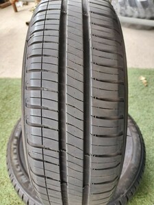 A463 155/65R14 79H 2本セット　MICHELIN ENERGY SAER 4 IN/OUT指定あり　2022年製　一本一箇所修理があり