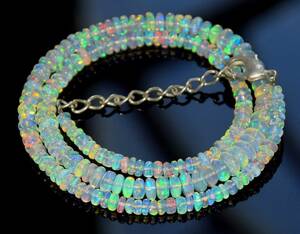  opal necklace high class!58.75 carat delivery .2 week and more it takes.echio Piaa opal necklace AAA+++ quality opal beads long Dell 