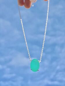  tourmaline necklace 2.50CTW head turning natural neon blue palaiba tourmaline immediately delivery is possible to do.