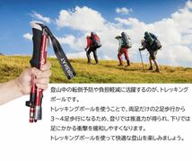 【新品】トレッキングポール ラバーキャップ ゴム 6個セット 先端 石突 登山 ハイキング ストック ステッキ 杖 汎用_画像4