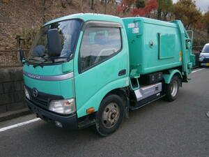 2010式Dutro・Dyna☆ハイブリット☆塵芥vehicle☆容積4.4M3☆Dump truck式☆回転式☆３ペダル５速☆積載2000ｋｇ☆ディーゼルvehicle☆Authorised inspection査included