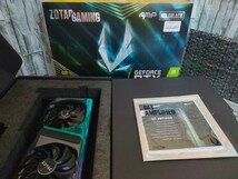 NVIDIA ZOTAC GeForce RTX3070 8GB GAMING AMP HOLOBLACK 【グラフィックボード】_画像2