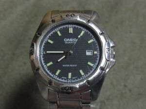 電池交換済★CASIO カシオSTANDARDスタンダード MTP-1244-8AJF・デイト・Qz★