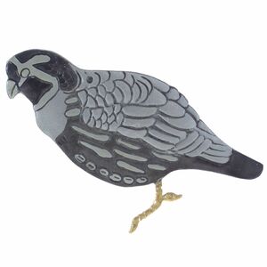 UK1208◆【SHIELDS PEWTER】◆ バードモチーフ 鳥 ピューター製 * 自然 バイキング 英国 ◆ ヴィンテージブローチ ◆ 