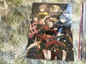 524クリアファイル　BanG Dream! バンドリ 8th☆LIVE Breakthrough!　 Poppin'Party ライブ 　戸山香澄 花園たえ 牛込りみ 市ヶ谷有咲