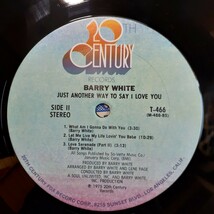 BARRY WHITE / JUST ANOTHER WAY TO SAY I LOVE YOU /LP/LOVE SERENADE,HEAVENLY THAT'S WHAT YOU ARE TO ME,JAY-Z ネタ/USオリジナル_画像3