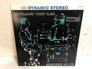 31001S 12inch LP★JOE WILLIAMS/COUNT BASIE/MEMORIES AD-LIB★YY-7015-RO