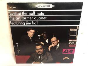 31006S 12inch LP★アート・ファーマー/THE ART FARMER QUARTET/LIVE AT THE HALF NOTE★P-4509A