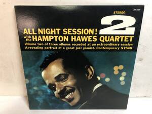 31006S 12inch LP★ハンプトン・ホース/HAMPTON HAWES VOL.2/ALL NIGHT SESSION★LAX 3029