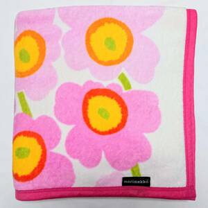  Marimekko sea urchin ko single cotton blanket pink marimekko unikko west river industry made in Japan 