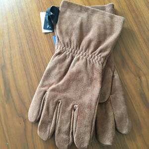  regular price 7150 heat-resisting leather glove leather gloves beige . fire Dodge oven firewood tenth wood stove new goods 