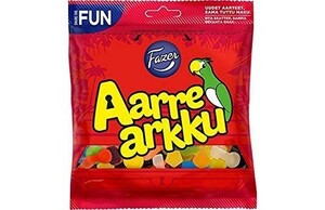 Fazer Aarrearkku ファッツエル 宝箱 アーレアック グミ 280g × １袋 フィンランドのお菓子です