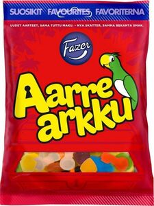 Fazer Aarrearkku wine gums ファッツエル 宝箱 アーレアック グミ 180g × １袋 フィンランドのお菓子です