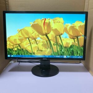 BenQ ベンキュー 液晶ディスプレイ PCモニター GL2460-B GL2460HM 24インチ ワイド フルHD 垂直角度調節 中古動作品 SHY755