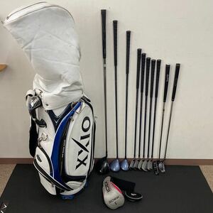 【GF150】格安ゴルフフルセット☆TRUSSARDI GOLF☆ADAMGOLF☆DUNLOP XXIO☆レディースハーフセット(FLUX：L)☆キャディーバッグ