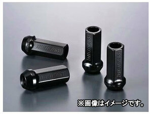 デジキャン クロモリレーシングナット ブラック 17HEX貫通 P1.5 50mm CN6K5015BK-DC 入数：1セット(4本入) ホンダ S660 JW5 2015年04月～