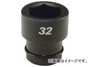 FPC インパクト ショートソケット 差込角19mm 対辺35mm 3/4WS-35(7696736)