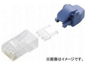 エレコム プロテクタ付きツメの折れないLANコネクタ（Cat6） LD-6RJ45T10/TP(7594593) 入数：1袋(10個)