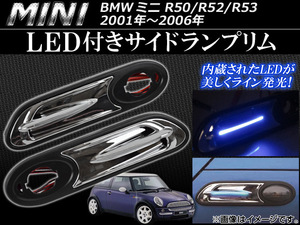 LED付きサイドランプリム ミニ(BMW) R50/R52/R53 2001年～2006年 AP-053-0606-LED 入数：1セット(左右)