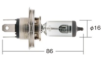 小糸製作所/KOITO ハロゲンバルブ H4U 12V 60/55W ユニバーサル用 0456U 入数：1個 ミツビシ ストラーダ K74T 1997年06月～1999年11月_画像2