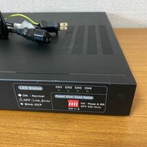 防犯カメラ　4ch 電源供給用受信機 　HD-SDI Receiver with power SC-HRP0604 電源ケーブル付　中古品_画像3