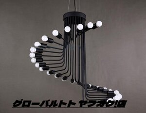 美品登場 ！ 照明器具 ランプ シーリングライト ペンダントライト LED シャンデリア 天井照明 インテリア 装飾 華麗 螺旋26灯