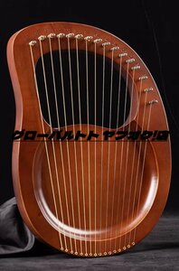  beautiful goods appearance * harp harp musical instruments laia- musical instruments . koto 16 tone Rya gold wooden harp 