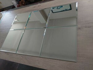  industry!![NABAE. mirror ] glass, mirror. processing speciality shop 300 millimeter angle chamfer mirror 1 sheets 1600 jpy what sheets also made possibility! build-to-order manufacturing..