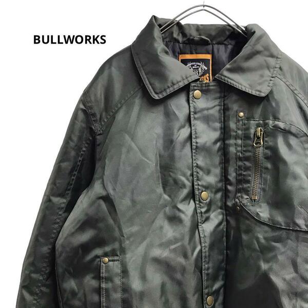 BULLWORKSブルゾンジャケット秋冬カーキメンズM a33