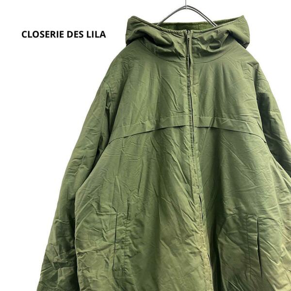 CLOSERIE DES LILA ブルゾン裏起毛カーキレディース4L h7