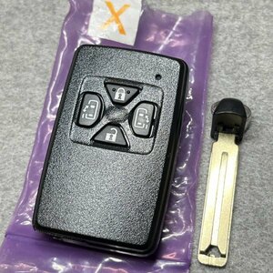 【美品】初期化済 トヨタスマートキー 271451-6230 70ヴォクシー ノア　アイシス　両側パワースライド 《別料金キーカット可》4ボタン　A