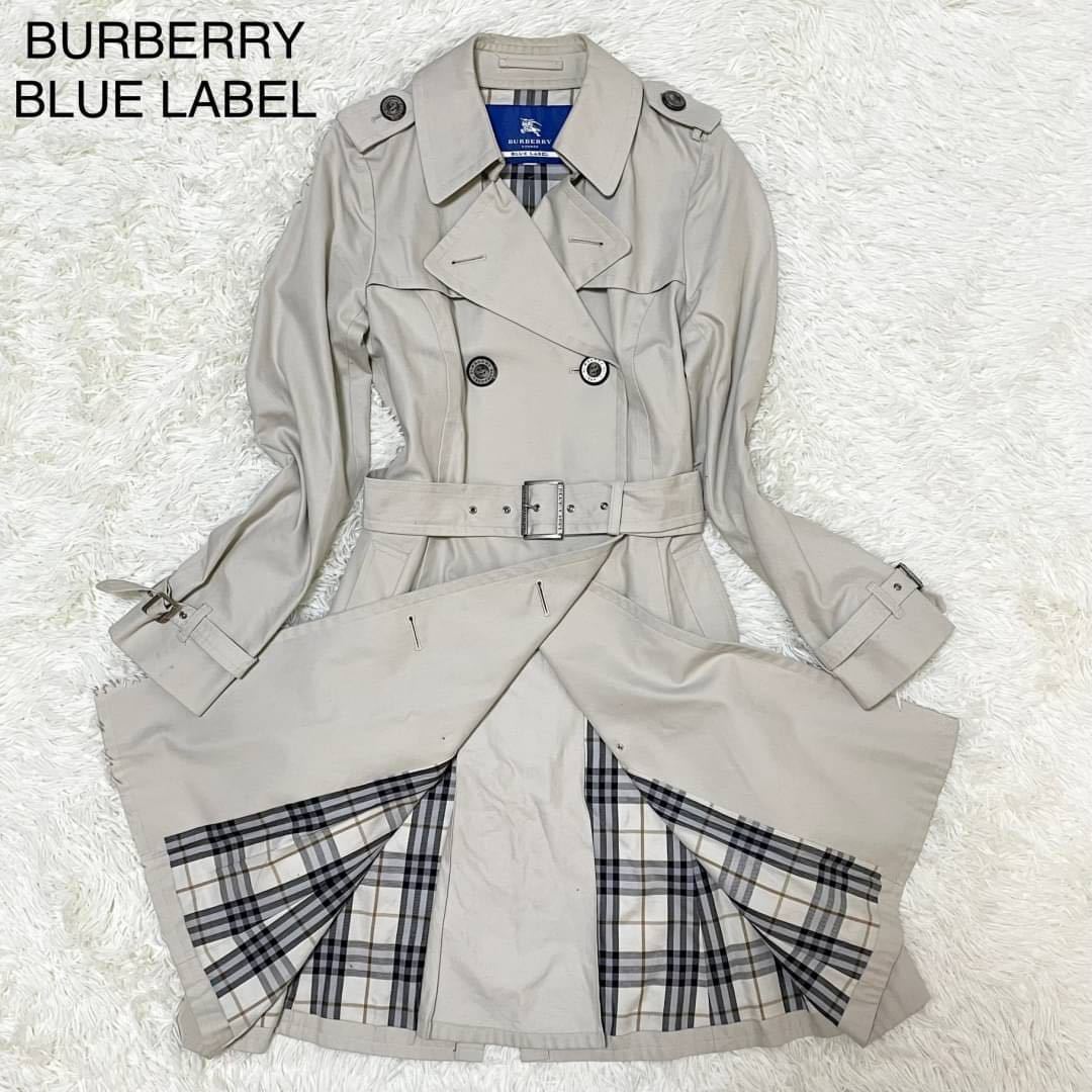 本物上質 バーバリーロンドン ノバチェック トレンチコート BURBERRY