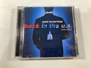 【1】M6584◆Paul McCartney／Back In The U.S. Live 2002◆ポール・マッカートニー／バック・イン・ザ・U.S.～ライヴ 2002◆2枚組◆国内盤