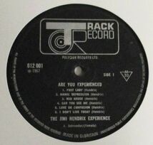## The Jimi Hendrix Experience Are You Experienced [ UK mono ORIG '67 Track Record 612 001 ] MAT 1/1_画像3