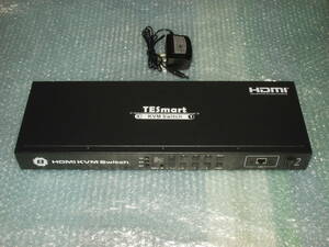 ■□TESmart 8ポート KVMスイッチ HDMI 4K30Hz (HKS0801A30-JPBK) 中古品□■