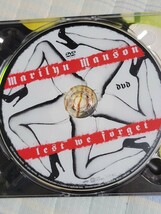 MARILYN MANSONマリリンマンソン ベストアルバム2CD+DVD/ LEST WE FORGET The Best Of 国内盤デラックスエディション_画像3