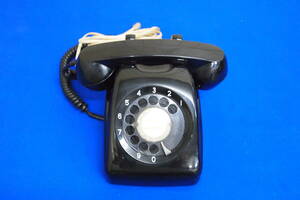  junk * west Japan electro- confidence telephone corporation * Showa Retro * black dial type telephone *601-A2CL*005SS4-F6797