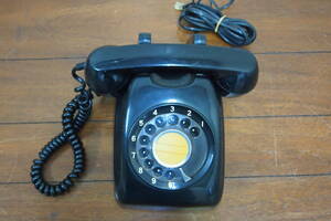  secondhand goods * Japan electro- confidence telephone corporation *600-A2CL* black telephone *202SS-F9905