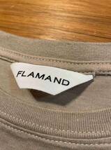 ベルギー製 フラマン FLAMAND カットソー ロンT 変形 長袖 tシャツ_画像7