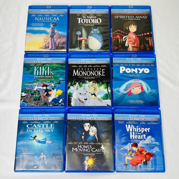☆★大人気 名作★☆ 北米版ジブリ Blu-ray 9本セット