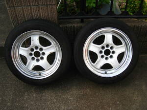 ★ ウェッズ スポーツ Weds Sport RS-5 6J インセット +35 PCD 100 (ハンコック KINERGY EC02 2017年製 155/65R14) ☆ 2本 ホワイト ☆