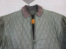 90s Timberland スエード ジャケット L XL オリーブグリーン レザー 革 ティンバーランド ヴィンテージ オールド キルティング ストリート_画像6