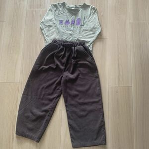 長袖Tシャツ ワイドパンツ